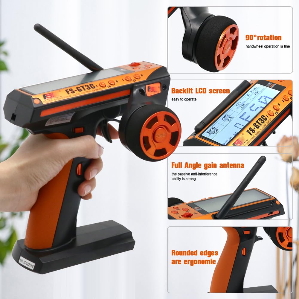 Amazon | Flysky FS-GT3C RCトランスミッター 3CH 2.4GHz LCDリモコン